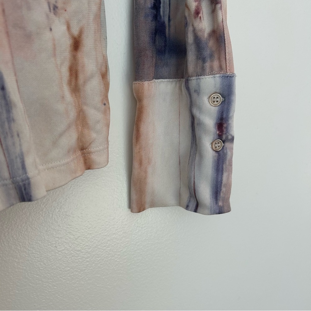& Other Stories Pale Pink And Blue Button Down Shirt View 3
